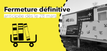 Fermeture définive de La Temporaire : anticipée, dès le 28 mars 2023